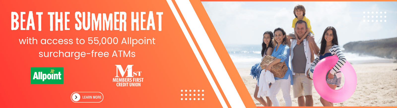 Beat the Summer Heat with access to 55,000 Allpoint surcharge-free ATMs