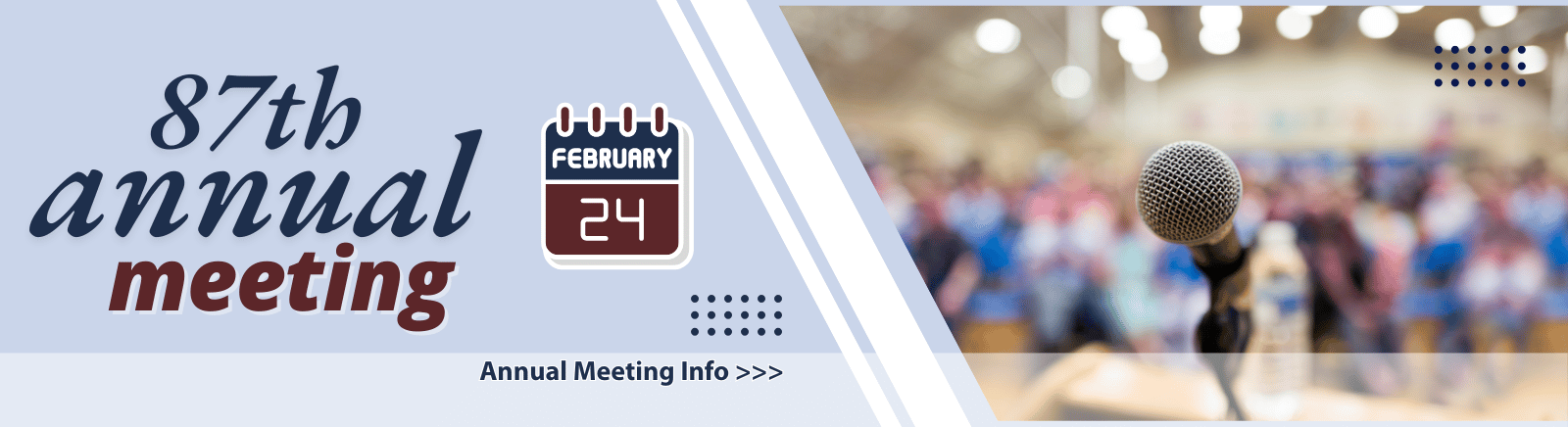87th Annual Meeting on February 24, 2026