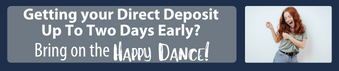 Direct Deposit Happy Dance
